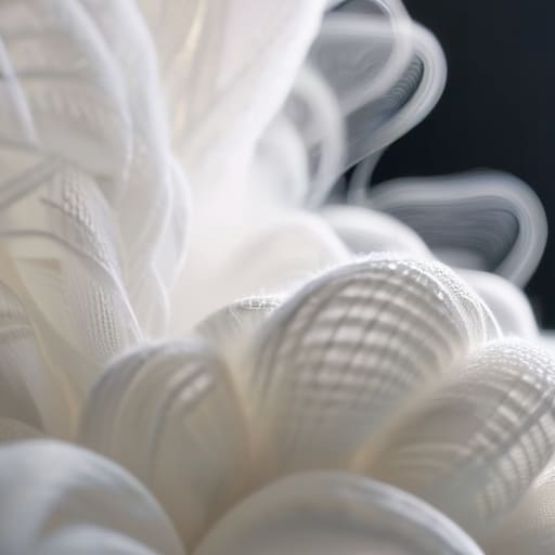 Steaming fabric to remove surface wrinkles.