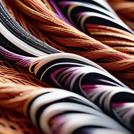 Water-based ink soaking into textile fibers.