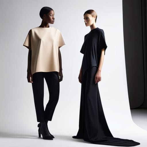 Comparing boxy versus fitted cuts in clothing.