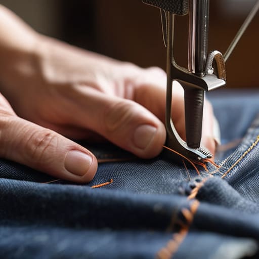 Tips for hemming trousers properly with original hem.