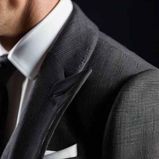 Correct shoulder seam placement on shirt.