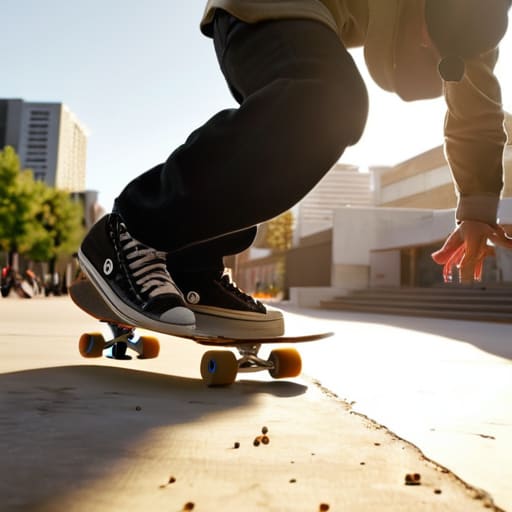 Skate culture and clothing for falling.