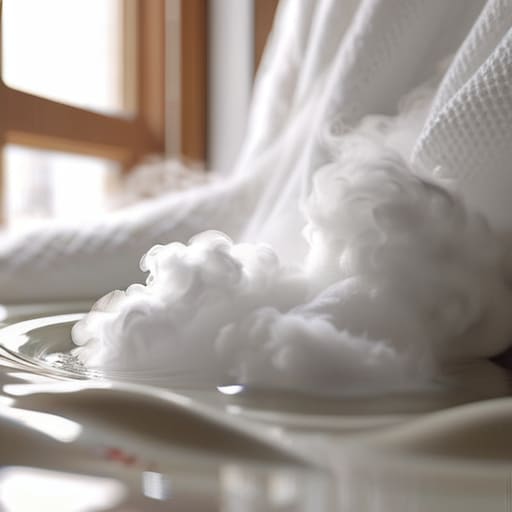 Steaming versus ironing for gentle garment care.