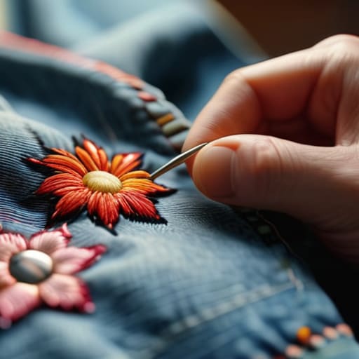 Customising your own clothes for uniqueness.
