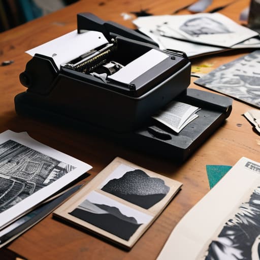 Zines celebrating independent publishing and style.